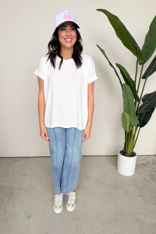 The Ben Knit Tee (White)