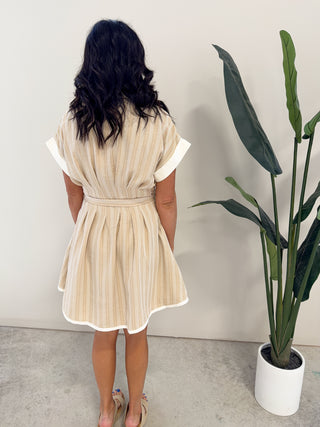 The Amber Button Dress