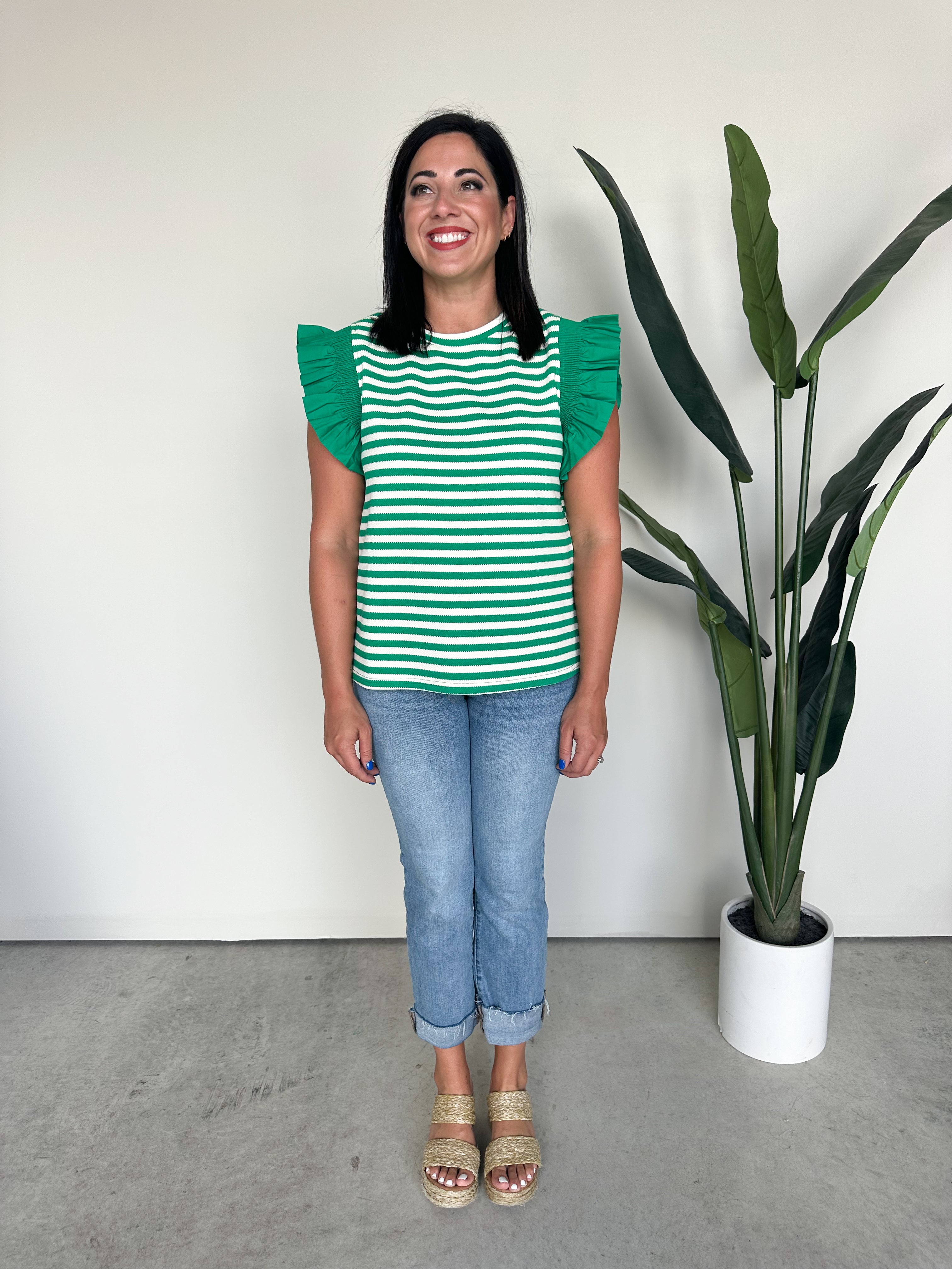 Herlipto●Saint-Louis Striped Top Herlipto Saint-Louis Striped Top - メルカリ