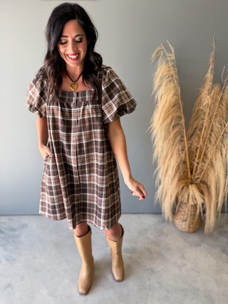 The Liza Plaid Dress