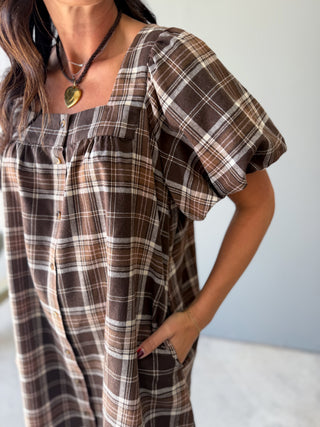 The Liza Plaid Dress