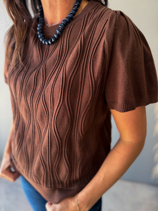 The Connie Sweater (Brown)