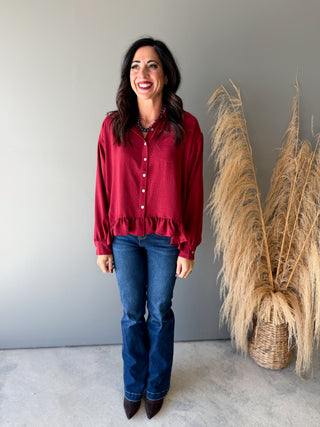 The Dawson Button Top