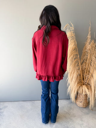 The Dawson Button Top