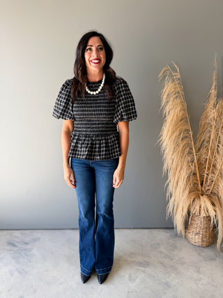 The Deanne Smocked Top