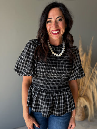 The Deanne Smocked Top