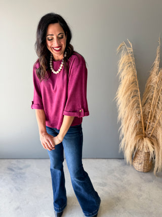 The Benson Suede Top