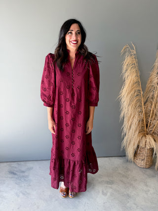 The Donna Eyelet Dress