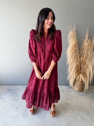 The Donna Eyelet Dress
