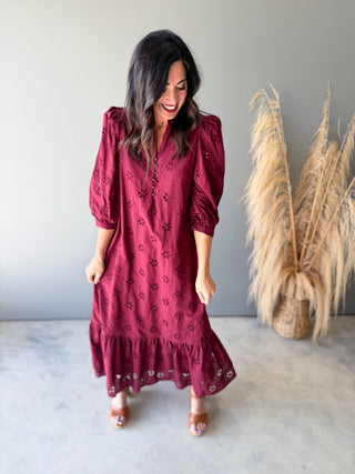 The Donna Eyelet Dress
