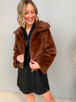 The Vaughn Faux Fur Coat