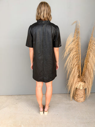 The Turner Faux Leather Dress