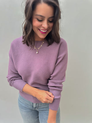 The Shelby Boat Neck Sweater