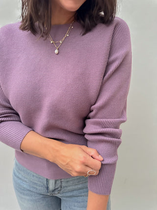 The Shelby Boat Neck Sweater