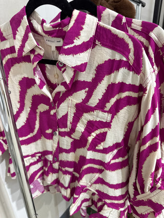 The Clark Button Top