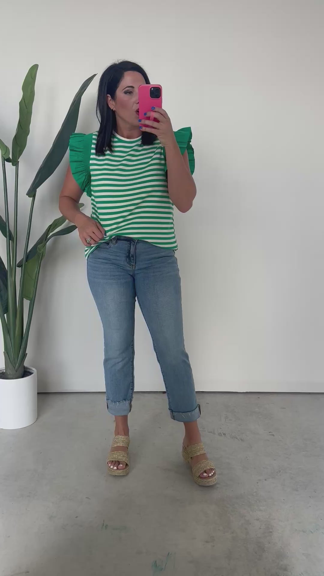 The Shelby Striped Top – The Well Clothing Boutique