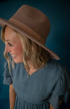 The Aurora Brim Hat (Wool Mauve)