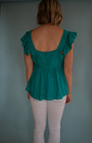 The Kit Flutter Sleeve Top