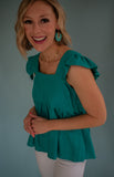 The Kit Flutter Sleeve Top