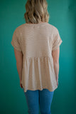 The Coronado Ribbed Top (Sand)