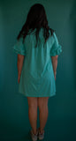 The Birdie Dress (Teal)