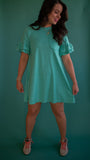 The Birdie Dress (Teal)