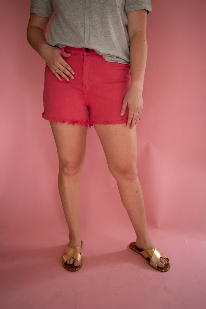 The Cole Pink Denim Shorts (Sneak Peak)