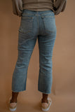 The Jonnie Straight Distressed Denim (Judy Blue)
