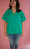 The Cleo Puff Sleeve Top
