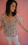 The Saylor Smocked Top