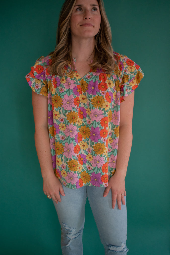 The Grace Floral Top