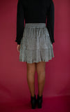 The Blanche Foil Skirt