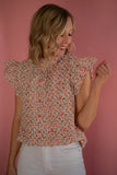 The Brendan Flutter Sleeve Top