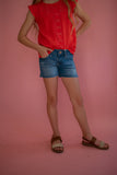 The Olivia Denim Shorts (Tween)