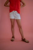The Camille White Denim Shorts (Tween)