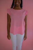 The Sarah Gingham Top (Pink)